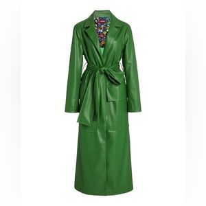 Staud Ashley Vegan Leather Coat